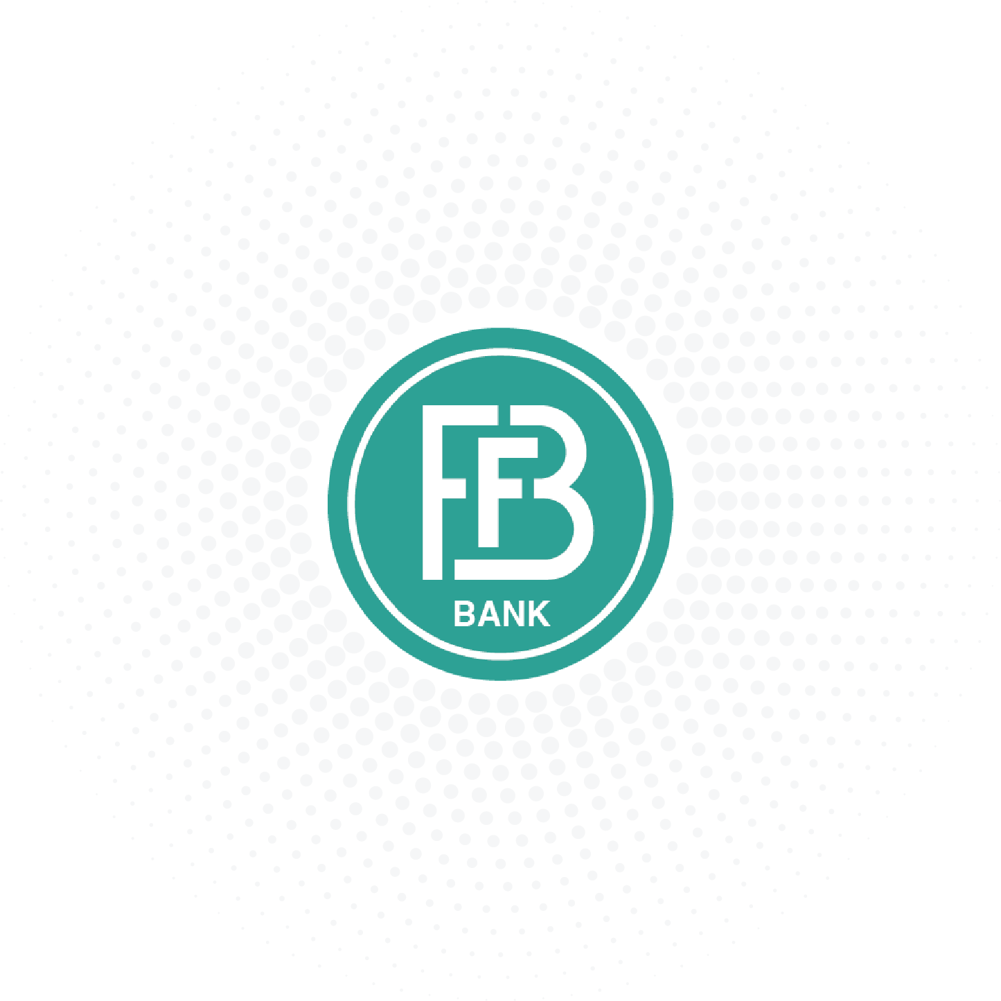 Fresno First logo monogram with dots